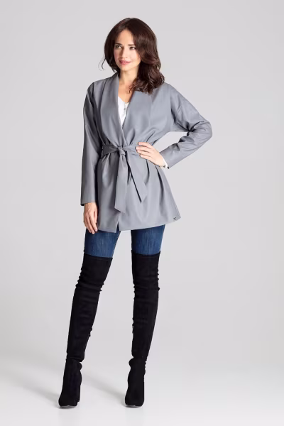 Żakiet Model L074 Grey - Lenitif — zdjęcie 2