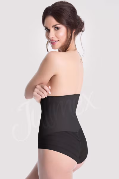 Figi wyszczuplające Model 141 Mesh Figi Black - Julimex Shapewear — zdjęcie 2
