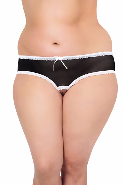 Figi Model 2471 Plus Size Black - SoftLine Collection — zdjęcie 1