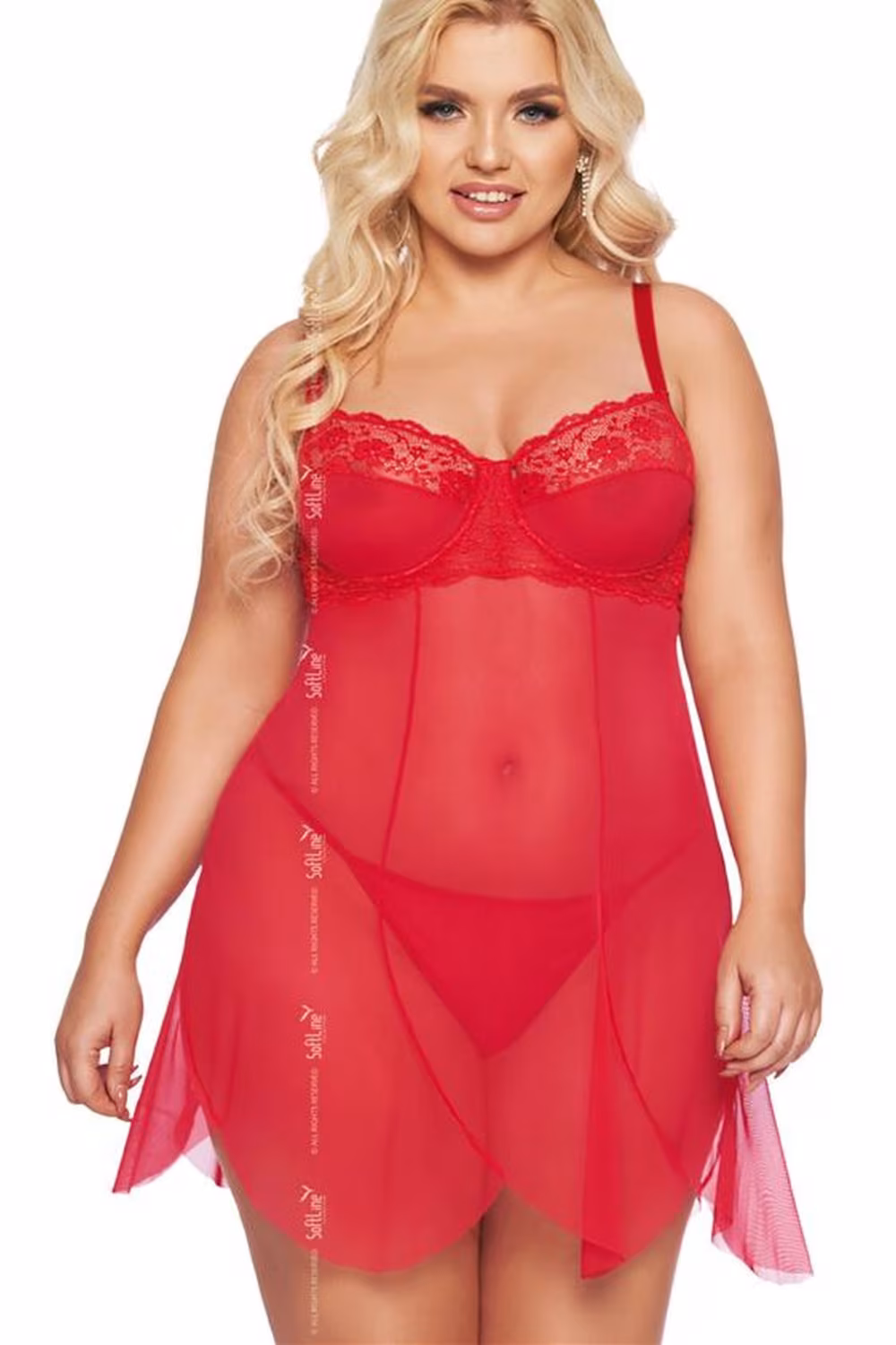 Komplet Model Carla Red - SoftLine Collection