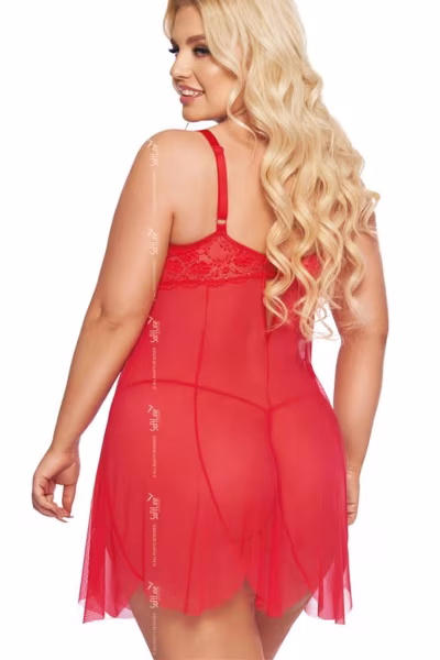 Komplet Model Carla Red - SoftLine Collection — zdjęcie 2