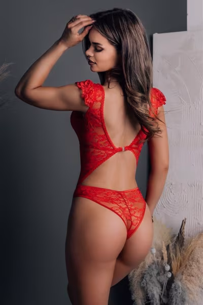 Body Model Leila Red - SoftLine Collection — zdjęcie 2