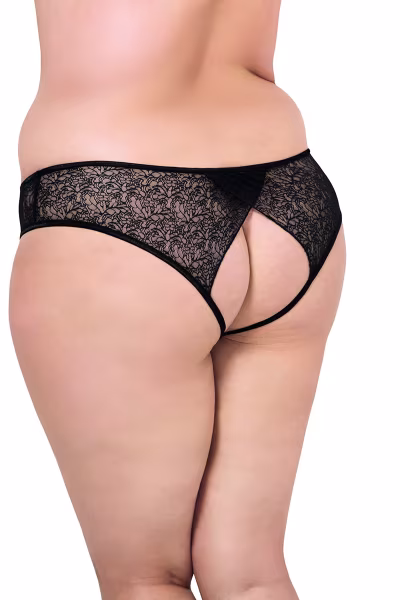 Figi Model 2467 Plus Size Black - SoftLine Collection — zdjęcie 2