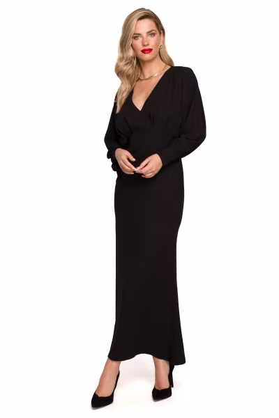 Sukienka Model K143 Black - Makover — zdjęcie 1