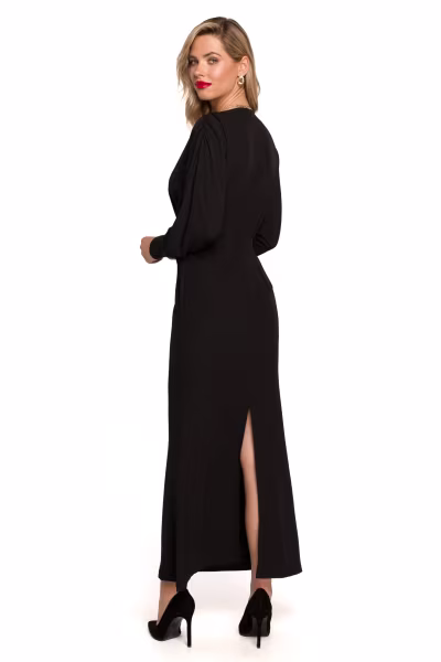 Sukienka Model K143 Black - Makover — zdjęcie 2