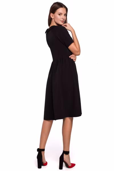 Sukienka Model K028 Black - Makover — zdjęcie 2
