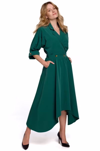 Sukienka Model K086 Green - Makover — zdjęcie 1