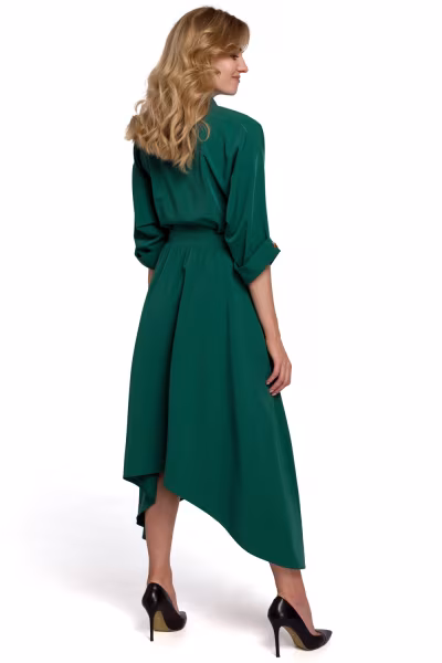Sukienka Model K086 Green - Makover — zdjęcie 2