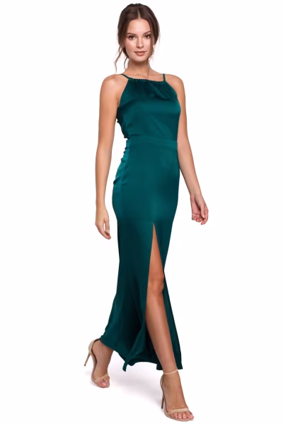 Sukienka Model K042 Green - Makover — zdjęcie 1
