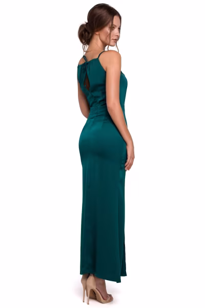 Sukienka Model K042 Green - Makover — zdjęcie 2