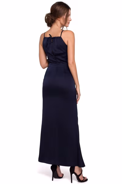 Sukienka Model K042 Navy - Makover — zdjęcie 2