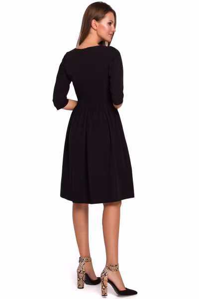 Sukienka Model K010 Black - Makover — zdjęcie 2