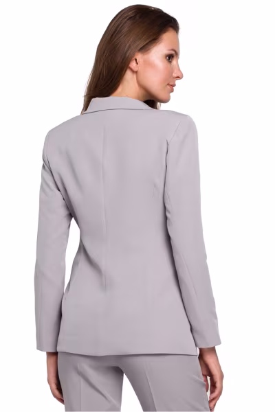 Żakiet Model K036 Grey - Makover — zdjęcie 3