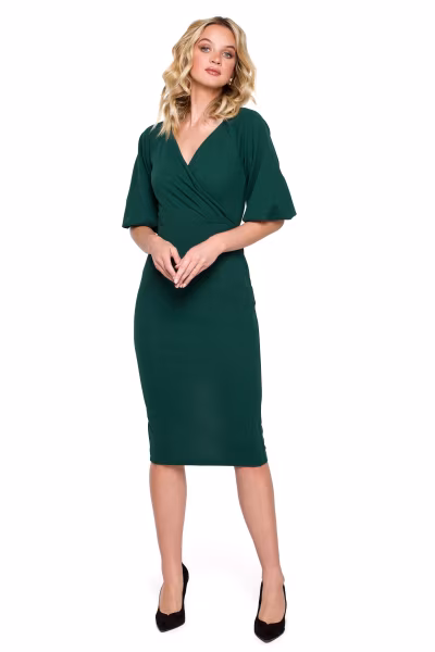 Sukienka Model K152 Green - Makover — zdjęcie 1