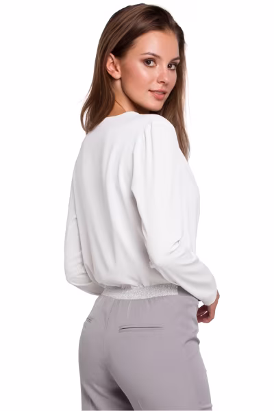 Bluzka Model K037 Ecru - Makover — zdjęcie 2