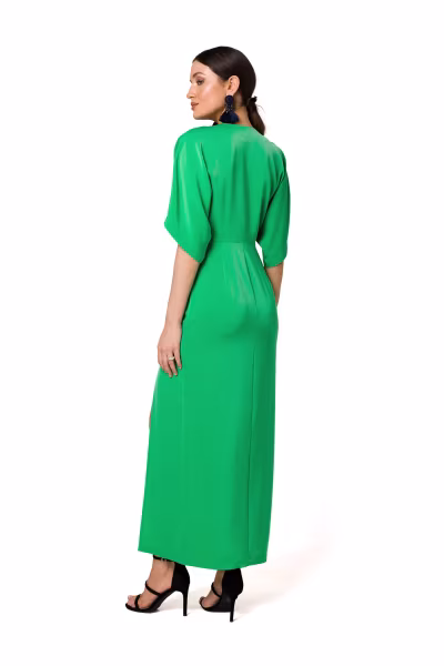 Sukienka Model K163 Green - Makover — zdjęcie 2