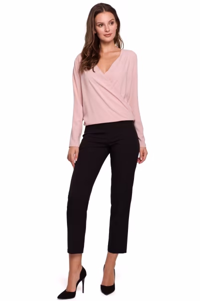 Bluzka Model K037 Powder Pink - Makover — zdjęcie 2