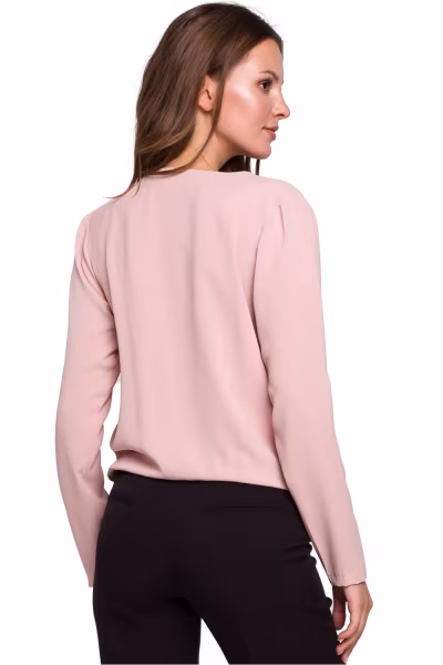 Bluzka Model K037 Powder Pink - Makover — zdjęcie 3