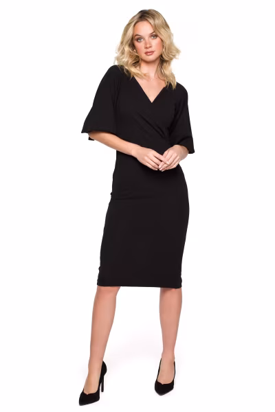 Sukienka Model K152 Black - Makover — zdjęcie 1