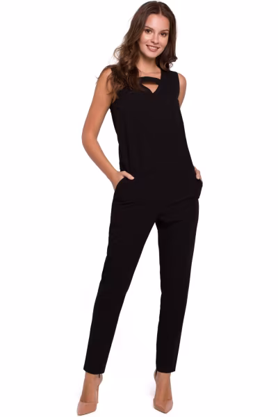 Kombinezon Damski Model K009 Black - Makover — zdjęcie 1