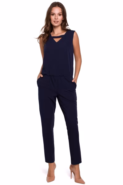 Kombinezon Damski Model K009 Navy - Makover — zdjęcie 1
