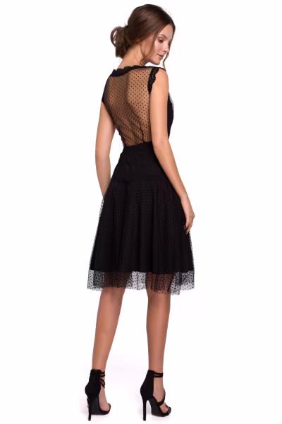 Sukienka Model K030 Black - Makover — zdjęcie 2