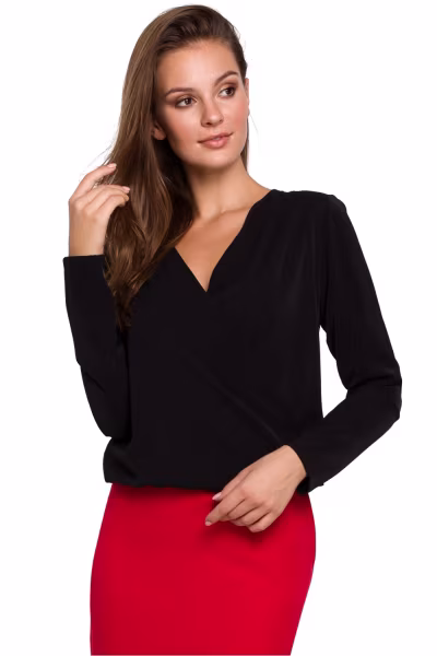 Bluzka Model K037 Black - Makover — zdjęcie 1