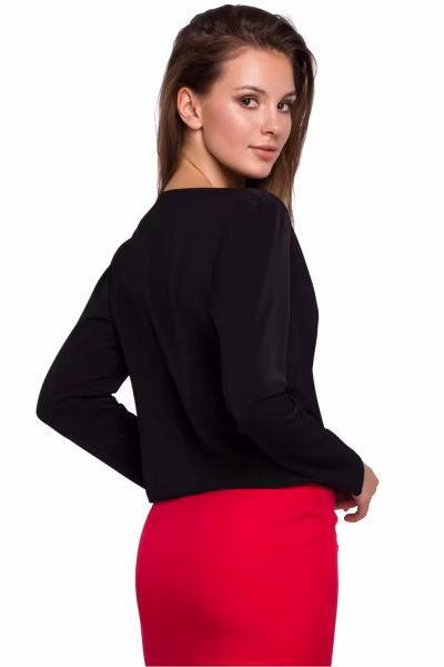 Bluzka Model K037 Black - Makover — zdjęcie 3
