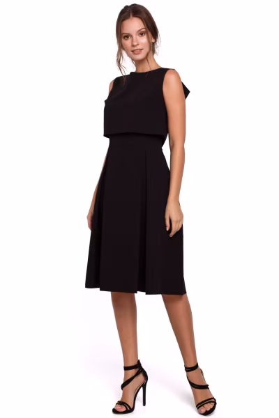 Sukienka Model K005 Black - Makover — zdjęcie 1