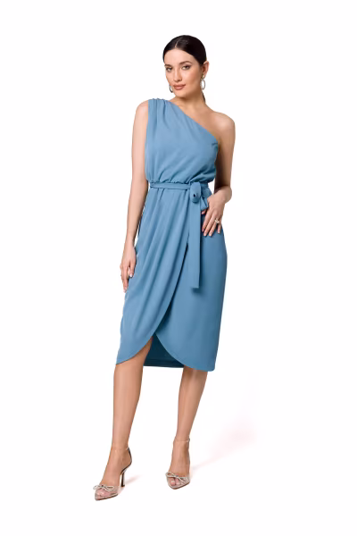 Sukienka Model K160 Cold Blue - Makover — zdjęcie 1