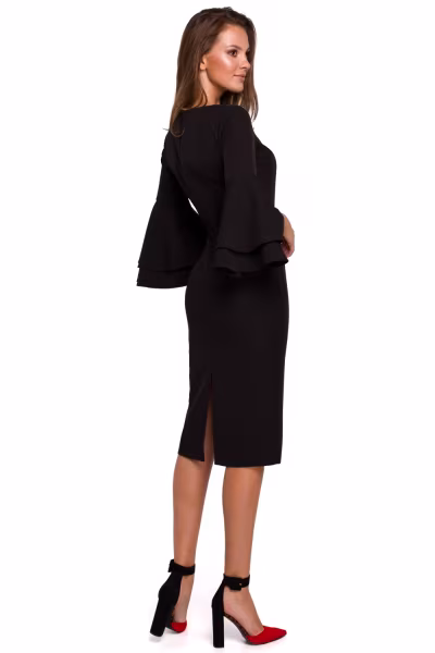 Sukienka Model K002 Black - Makover — zdjęcie 2