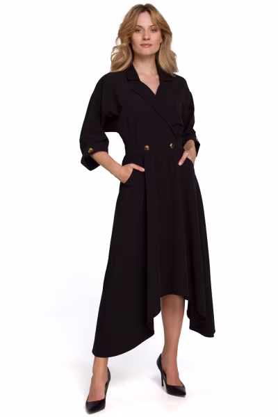 Sukienka Model K086 Black - Makover — zdjęcie 1