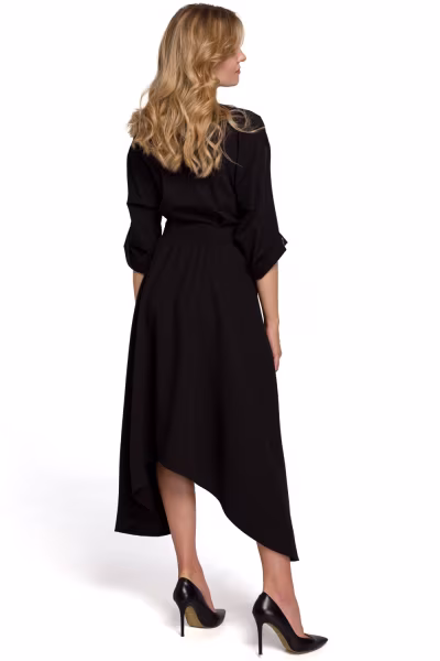 Sukienka Model K086 Black - Makover — zdjęcie 2