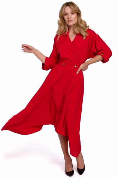 Sukienka Model K086 Red - Makover — zdjęcie 1