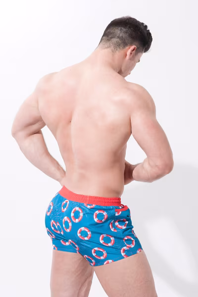 Kąpielówki Model Playo Sea Turkus - Alpha Male — zdjęcie 2