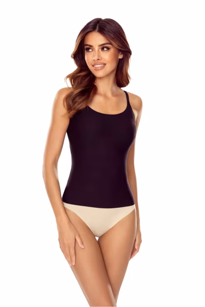 Koszulka nocna Koszulka Model Linda 8001 Black - Lapinee — zdjęcie 3