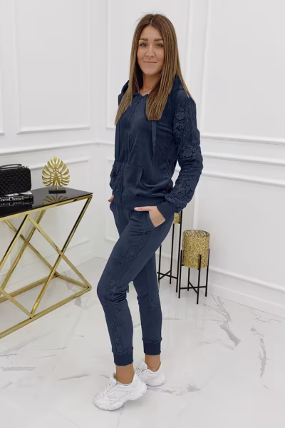 Spodnie Dres Damski Model 5th Avenue WJ8798 Royal Blue - Vittoria Ventini — zdjęcie 1