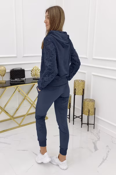 Spodnie Dres Damski Model 5th Avenue WJ8798 Royal Blue - Vittoria Ventini — zdjęcie 2