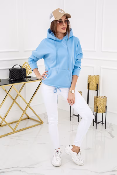 Bluza Damska Model Noemi WJ8890 Baby Blue - Vittoria Ventini — zdjęcie 2