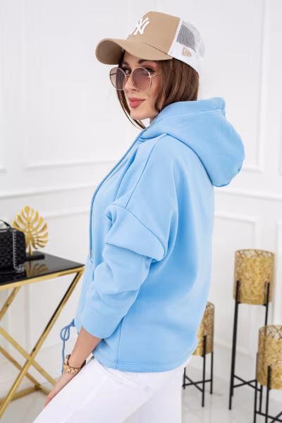 Bluza Damska Model Noemi WJ8890 Baby Blue - Vittoria Ventini — zdjęcie 3