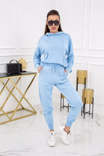 Spodnie Komplet Model Roxy PU1122 Baby Blue - Vittoria Ventini — zdjęcie 1
