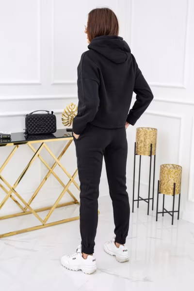 Spodnie Dres Damski Model Copacabana WJ8788 Black - Vittoria Ventini — zdjęcie 2