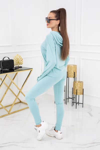 Spodnie Komplet Model Kim Pearl Buttons PU1121 Mint - Vittoria Ventini — zdjęcie 2