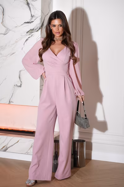 Kombinezon Model 301-20 Dirty Pink - Bicotone — zdjęcie 1