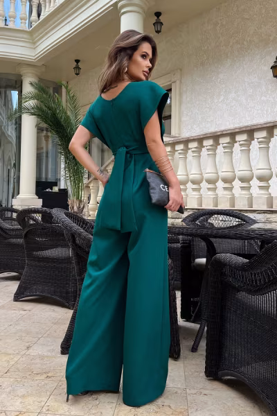 Kombinezon Model 289-13 Bottle Green - Bicotone — zdjęcie 3