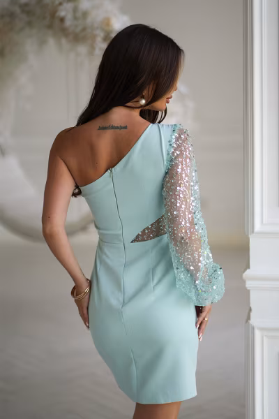 Sukienka Model 311-03 Szałwia - Bicotone — zdjęcie 3