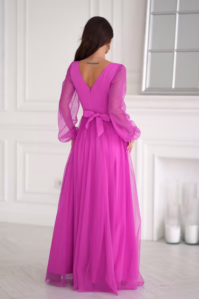 Sukienka Model 302-07 Fuksja - Bicotone — zdjęcie 3
