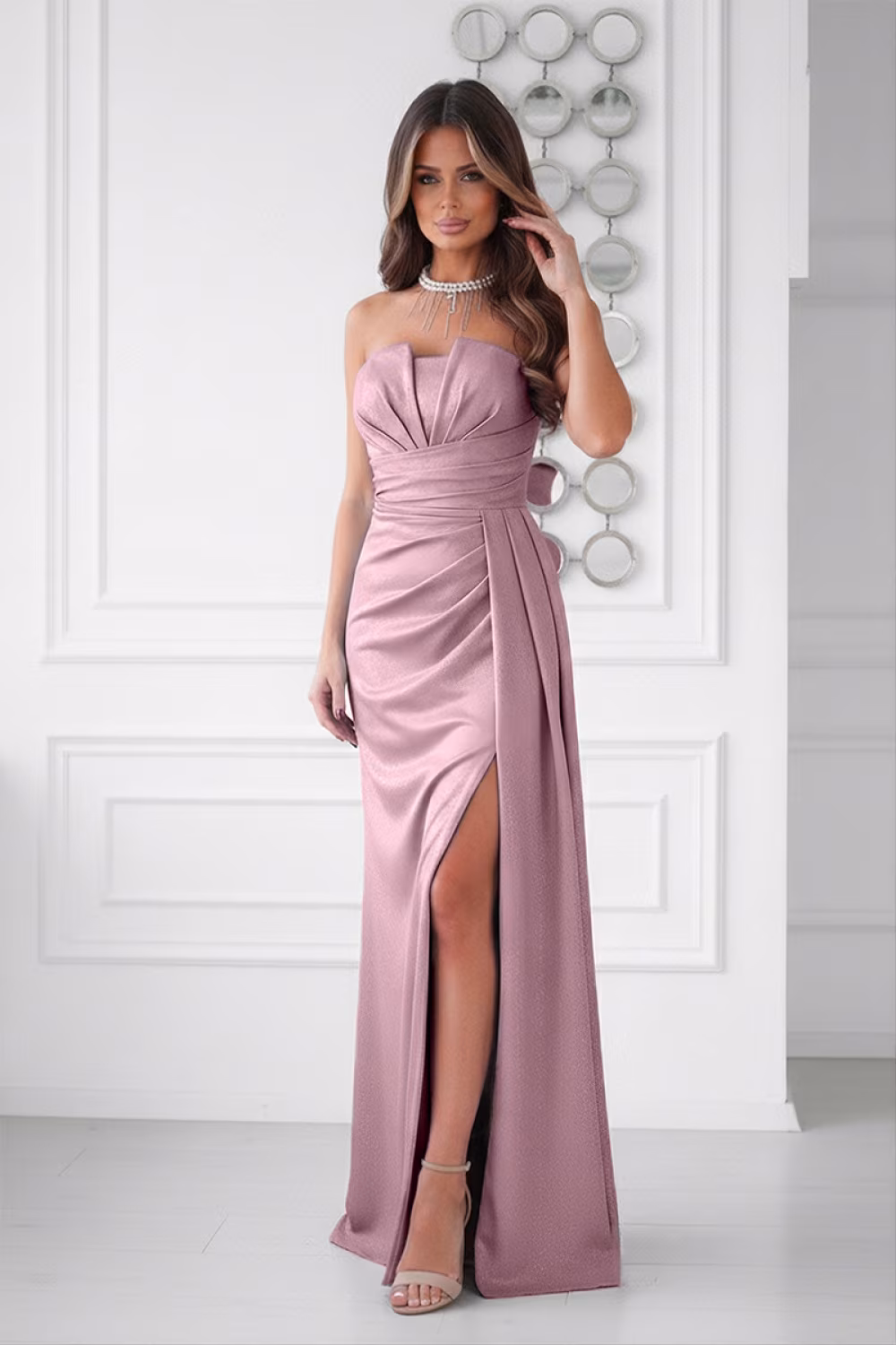 Sukienka Model 342-20 Pink - Bicotone
