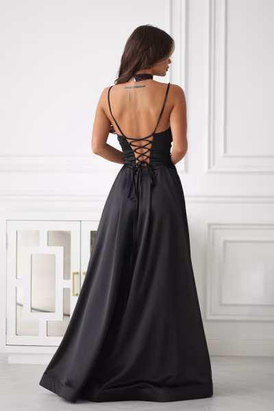 Sukienka Model 334-06 Black - Bicotone — zdjęcie 3