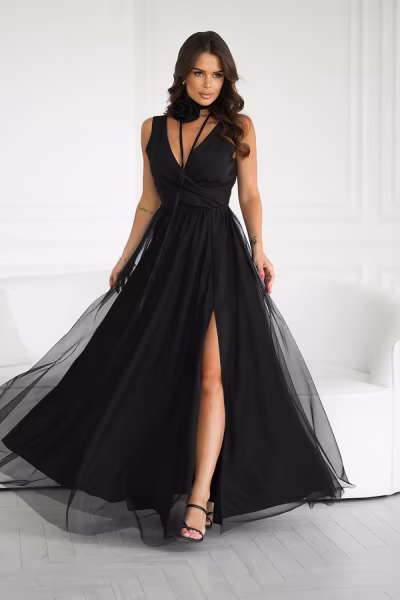 Sukienka Model 318-06 Black - Bicotone — zdjęcie 1